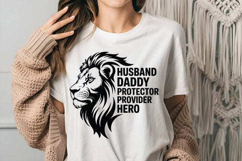 Husband Daddy protector provider hero SVG Angelina750 