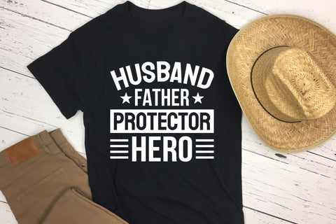 Husband Father Protector Hero SVG Cut File SVG CraftLabSVG 