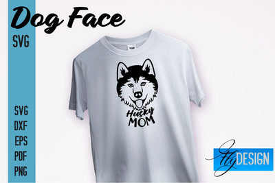 Husky Mom SVG Design | Dog Mom SVG | SVG File | Print Design SVG Fly Design 