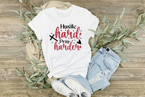 Hustle hard pray harder-01 SVG Angelina750 