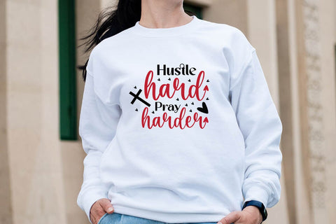 Hustle hard pray harder-01 SVG Angelina750 