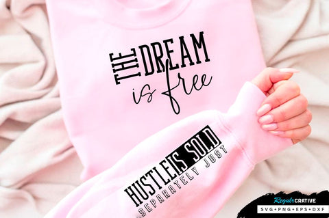 Hustle is sold separately Just Sleeve SVG Design, Inspirational sleeve SVG, Motivational Sleeve SVG Design, Positive Sleeve SVG SVG Regulrcrative 