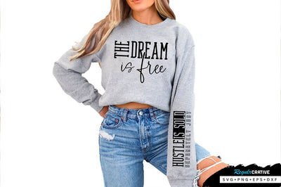 Hustle is sold separately Just Sleeve SVG Design, Inspirational sleeve SVG, Motivational Sleeve SVG Design, Positive Sleeve SVG SVG Regulrcrative 