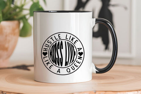 Hustle like a boss live like a queen SVG Angelina750 