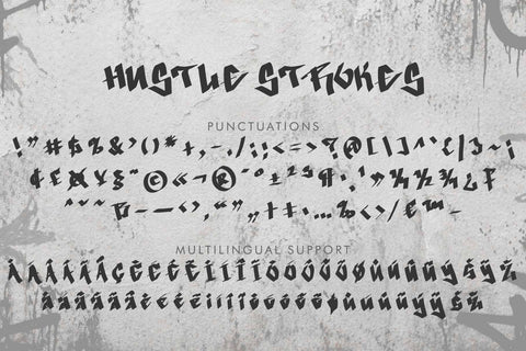 Hustle Strokes Font Prasetya Letter 