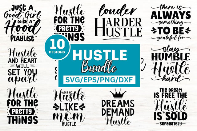 Hustle svg bundle SVG Designangry 