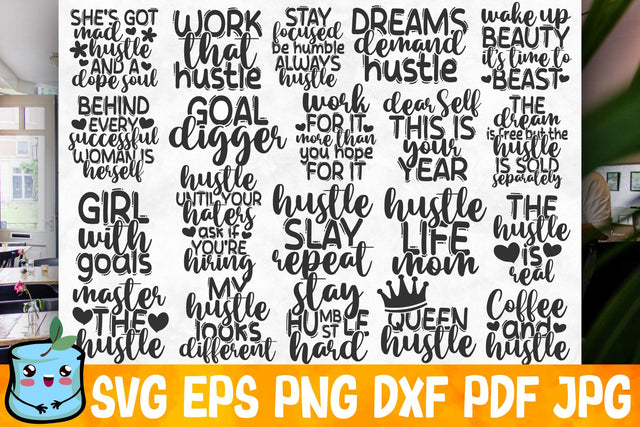 Hustle SVG Bundle SVG MintyMarshmallows 