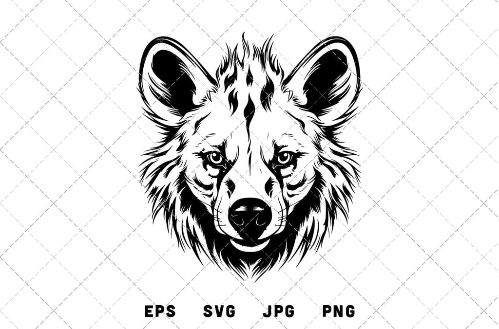 Hyena Mascot Graphics - JPG, SVG, PNG, EPS - Digital Download with ...