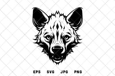 Hyena Mascot Graphics - JPG, SVG, PNG, EPS - Digital Download with Commercial License for Cricut, Silhouette, Scan N Cut Crafting SVG Loveleen Kaur 