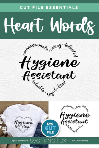 Hygiene Assistant svg for Cricut or Silhouette SVG SVG Cut File 