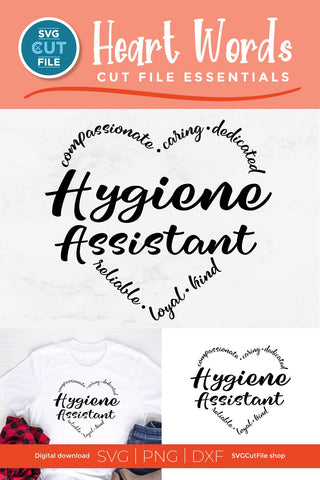 Hygiene Assistant svg for Cricut or Silhouette SVG SVG Cut File 