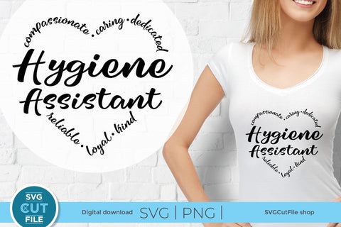 Hygiene Assistant svg for Cricut or Silhouette SVG SVG Cut File 