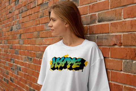 HYPE Graffiti Layered Street Text SVG Mozzatype 