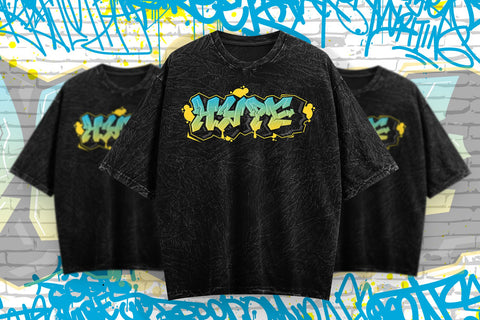HYPE Graffiti Layered Street Text SVG Mozzatype 
