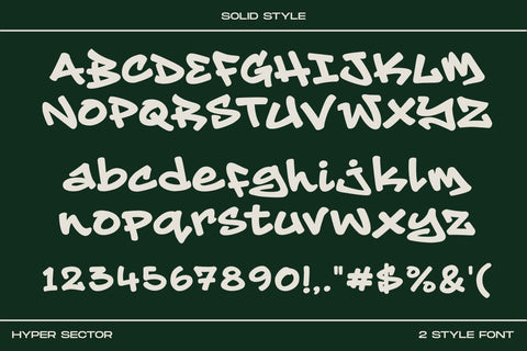Hyper Sector – Modern Outlined Graffiti Font Font Mozzatype 