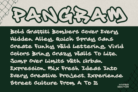 Hyper Sector – Modern Outlined Graffiti Font Font Mozzatype 