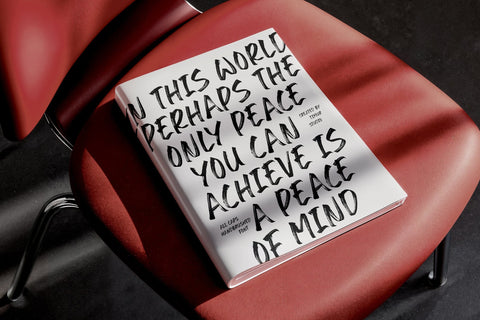 Hyper Track - All Caps Handbrushed Font Font Timur type 