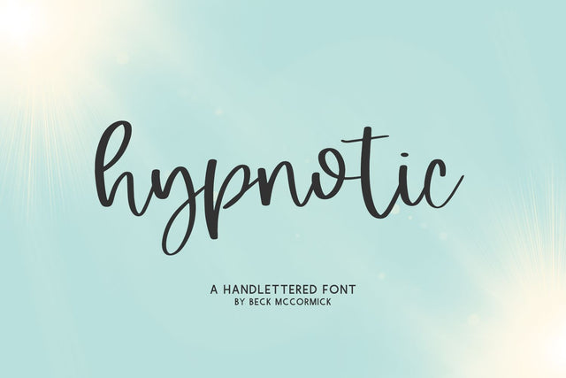 Hypnotic Script Font Beck McCormick 