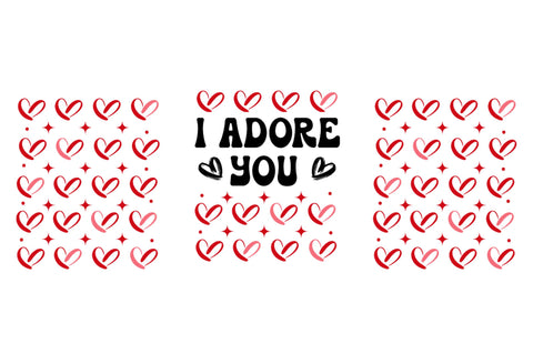 I adore you Can Glass Wrap svg Design SVG Regulrcrative 