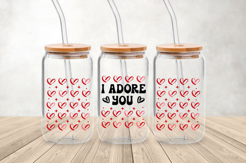 I adore you Can Glass Wrap svg Design SVG Regulrcrative 