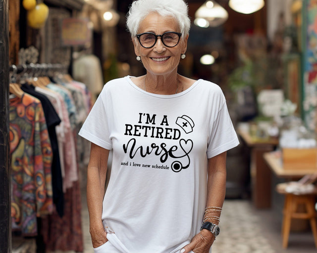 I Am A Retired Nurse Svg, Retired Nurse svg, Retired Nurse gift, RN Svg, Retired Nurse Shirt, Nurse Christmas Svg, Svg Files for Cricut SVG DesignDestine 