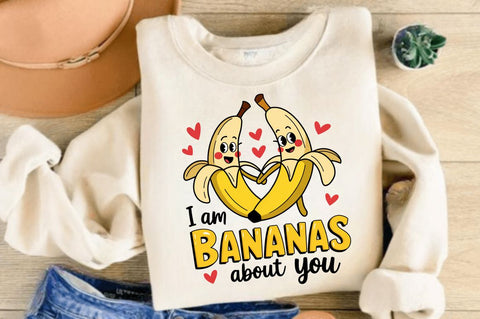 I am bananas About you Sublimation Design Sublimation Regulrcrative 