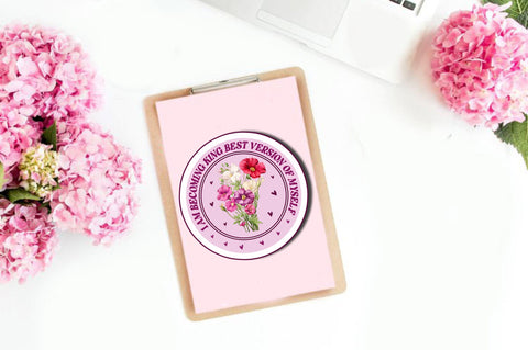 I am becoming king Sticker Design Sublimation Regulrcrative 