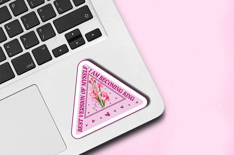 I am becoming Sticker Design Sublimation Regulrcrative 