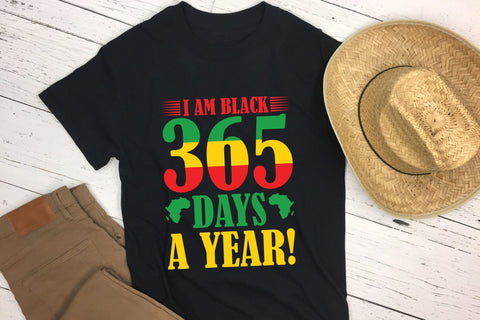 I Am Black 365 Days A Year SVG SVG CraftLabSVG 