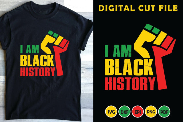 I Am Black History, Black History Month SVG SVG CraftLabSVG 