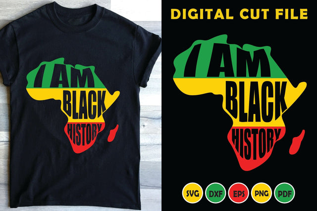 I Am Black History, Black History Month SVG SVG CraftLabSVG 