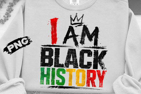 I Am Black History Crown PNG Design SVG DesignDestine 