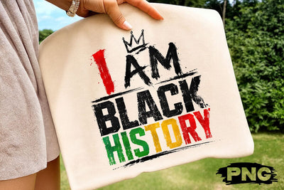I Am Black History Crown PNG Design SVG DesignDestine 