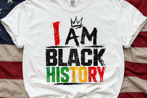 I Am Black History Crown PNG Design SVG DesignDestine 