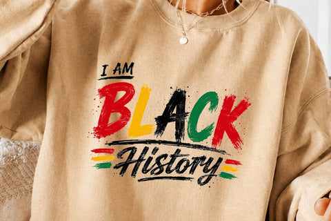 I Am Black History PNG Retro Design SVG DesignDestine 