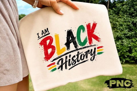 I Am Black History PNG Retro Design SVG DesignDestine 