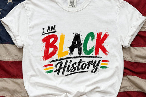 I Am Black History PNG Retro Design SVG DesignDestine 