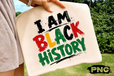 I Am Black History PNG Shirt Design SVG DesignDestine 