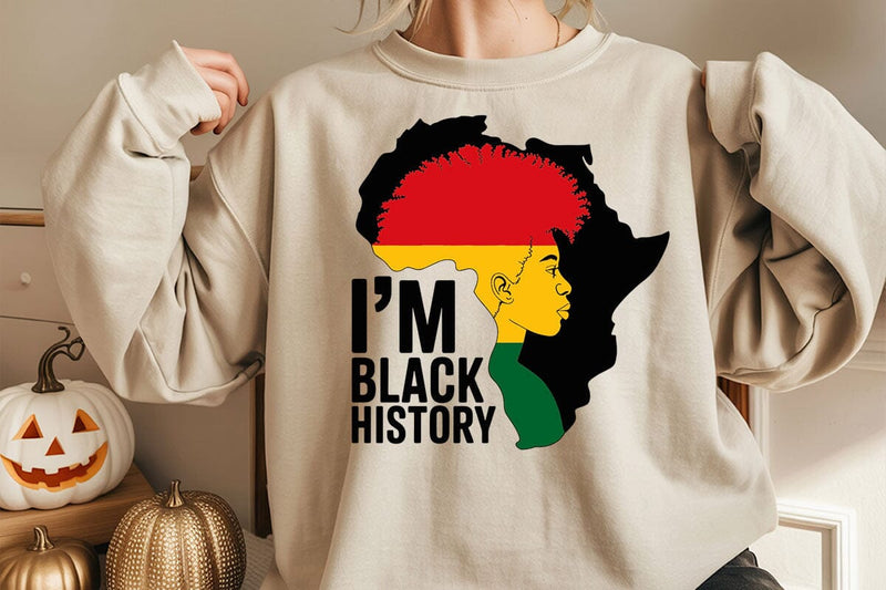 I Am Black History Svg, Black History Month, Juneteenth, Black Queen King Melanin Not Like Us Rap Hip Hop Cricut Silhouette SVG DesignDestine 