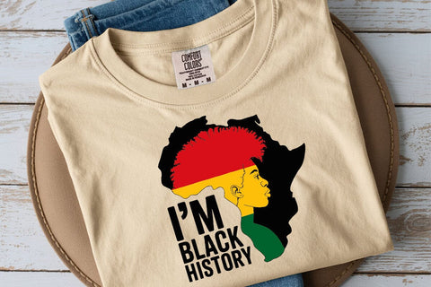 I Am Black History Svg, Black History Month, Juneteenth, Black Queen King Melanin Not Like Us Rap Hip Hop Cricut Silhouette SVG DesignDestine 