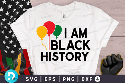 I am black history SVG Design SVG Regulrcrative 