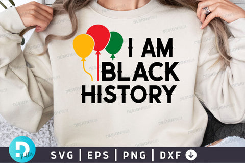 I am black history SVG Design SVG Regulrcrative 