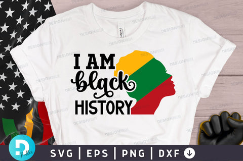 I am black history SVG Design SVG Regulrcrative 