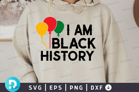 I am black history SVG Design SVG Regulrcrative 