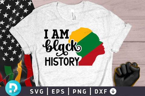 I am black history SVG Design SVG Regulrcrative 