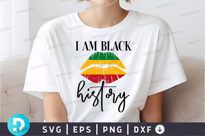 I am black history SVG Design SVG Regulrcrative 