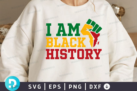 I am black history SVG Design SVG Regulrcrative 