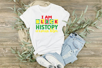 I Am Black History Women BLM SVG Angelina750 