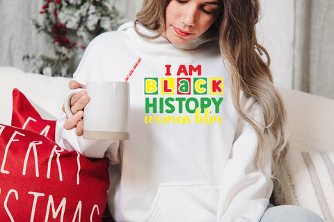 I Am Black History Women BLM SVG Angelina750 