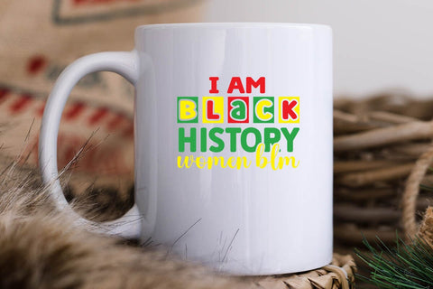 I Am Black History Women BLM SVG Angelina750 